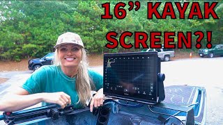 CHECK out THIS Kayak RIG! (16' SOLO screen!)