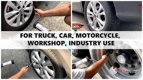 Heavy duty tyre inflator with pressure gauge for industry, workshop and so on, LEMATEC made