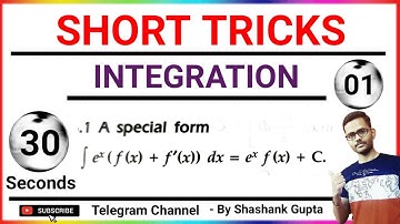 INTEGRATION | SHORT TRICKS | PART-1 | BHU BSC MATHS ENTRANCE 2021 |