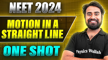 MOTION IN A STRAIGHT LINE in 1Shot: FULL CHAPTER COVERAGE (Concepts+PYQs) ||  Prachand NEET 2024