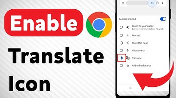 How To Enable Translate Icon On Google Chrome (Updated)