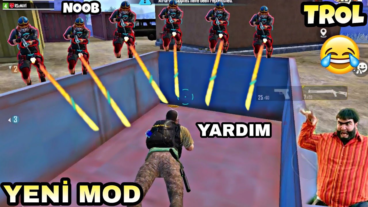 YENİ MOD – EFSANE TROL – PUBG MOBİLE KOMİK MONTAJ