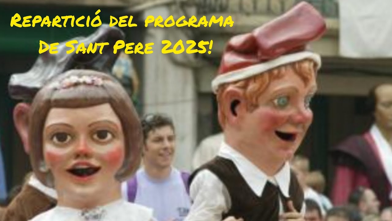 Repartició del programa de Sant Pere 2025 amb els Nanos de Reus i el Campi! | Sant Pere 2025 |