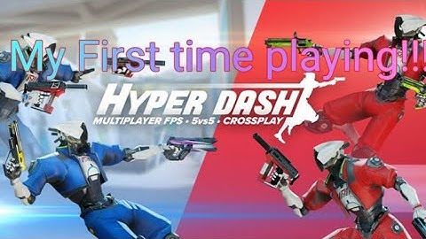 My first time playing Hyper Dash!