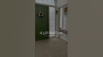 اكتب شيء تؤجر عليه #قران_كريم #سورة_المعارج #القارئ_معاد_صيام
