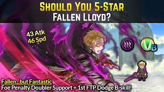 Should You 5-Star Fallen Lloyd? (Great FTP Swordmaster & Repel B-skill!) | Fire Emblem Heroes Guide