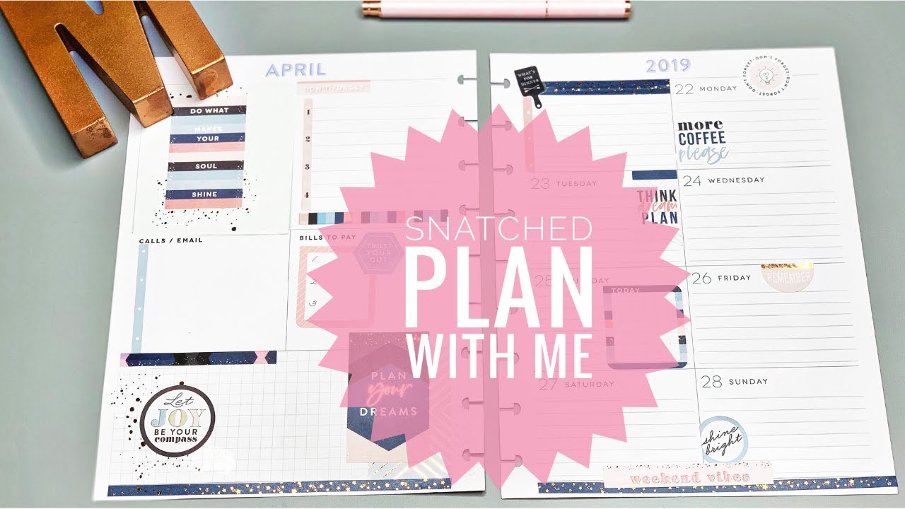 I Snatched your Snatched Spread/Dashboard Layout/ Happy Planner/ Ft. Abi Planner