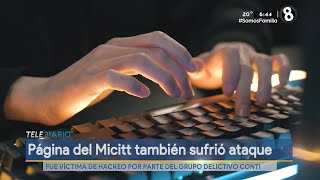 Página del Micitt sufrió hackeo