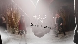 Damon Elena Hold On 8X16