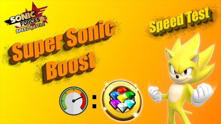 Super Sonic Speed Test - Level 1 vs Max Level | Sonic Forces: Speed Battle