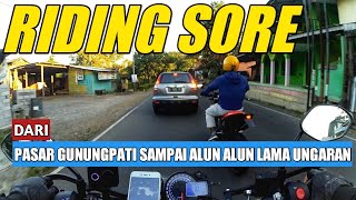 RIDING SORE DARI PASAR GUNUNGPATI SAMPAI ALUN ALUN LAMA UNGARAN | MOTOVLOG INDONESIA