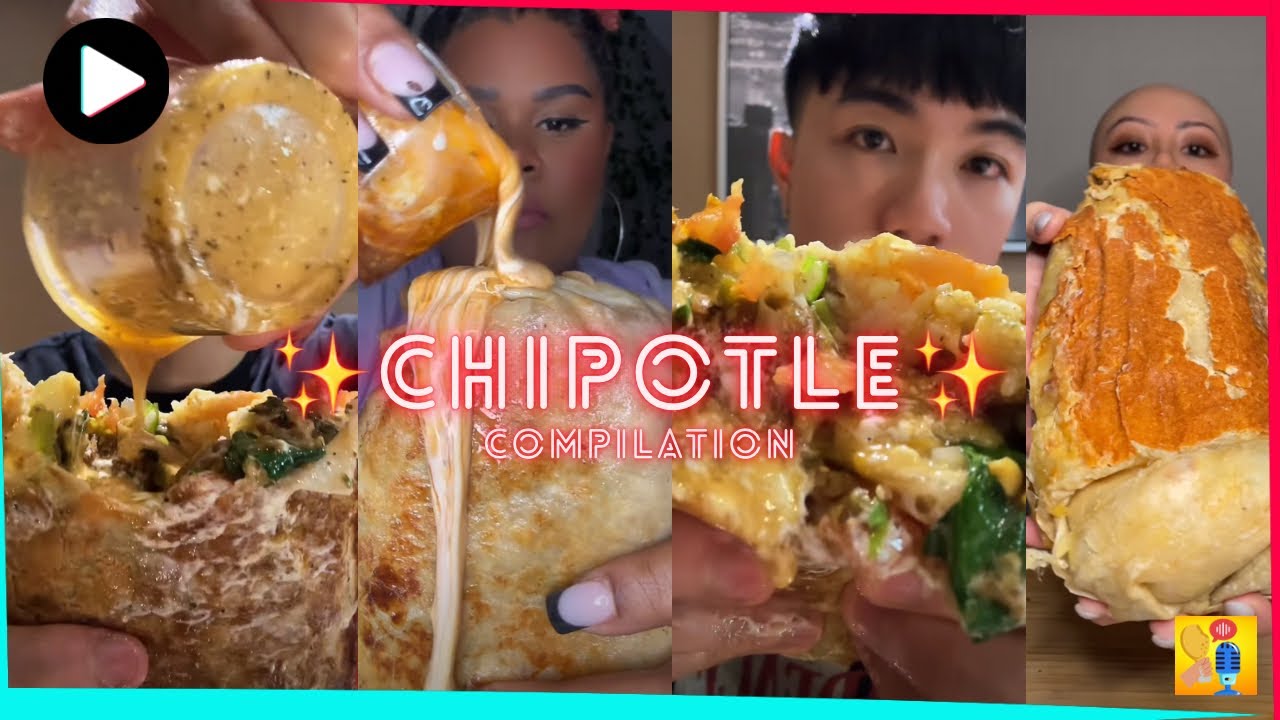 🌯 MASSIVE BURRITOS TIKTOK MUKBANG COMPILATION | *TALKING REMOVED* | ASMR BIG BITES | EATING SOUNDS