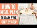 HOW TO MEAL PLAN THE EASY WAY // MONTHLY MEAL PLANNING // Amy Darley