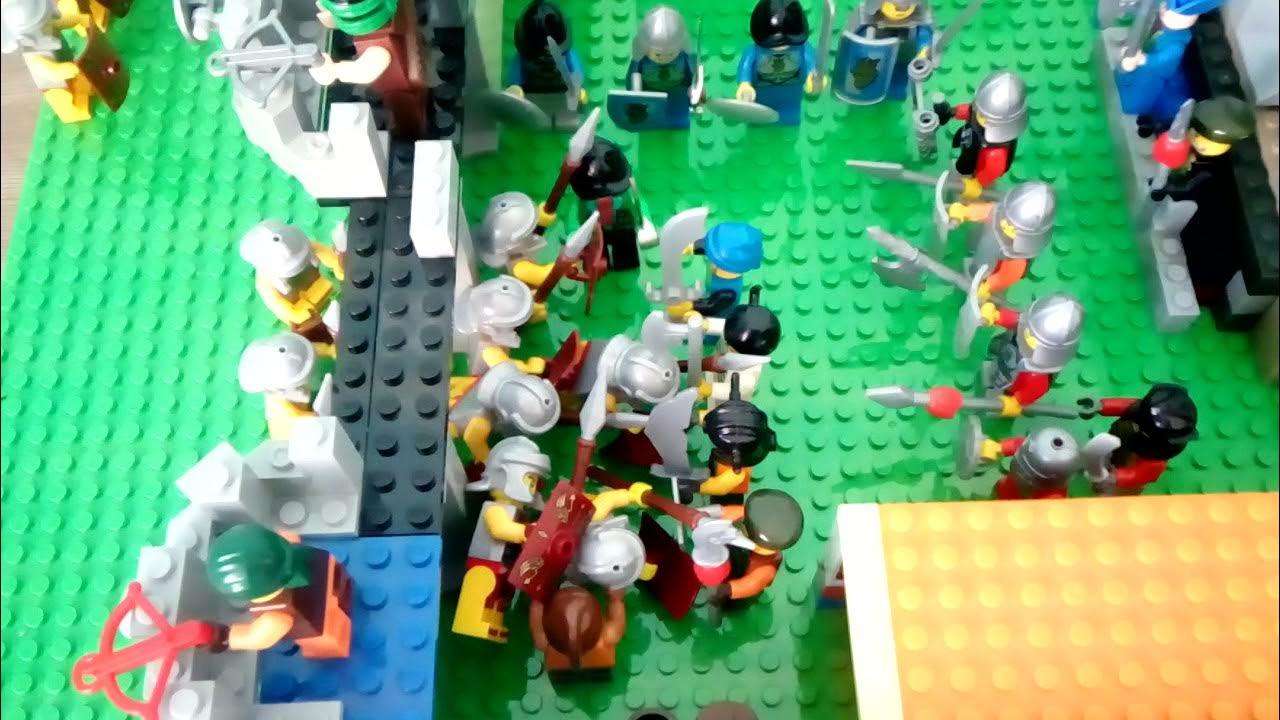 ЛЕГО СРЕДНЕВЕКОВЬЕ. БИТВА ЗА ЗАМОК 1 ЧАСТЬ - YouTube