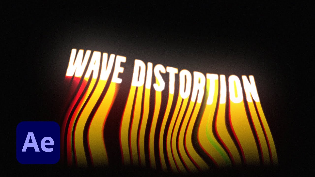 Text Wave Distortion in After Effects Tutorial - YouTube