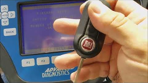 2012 Fiat 500 precoding a spare RKE key