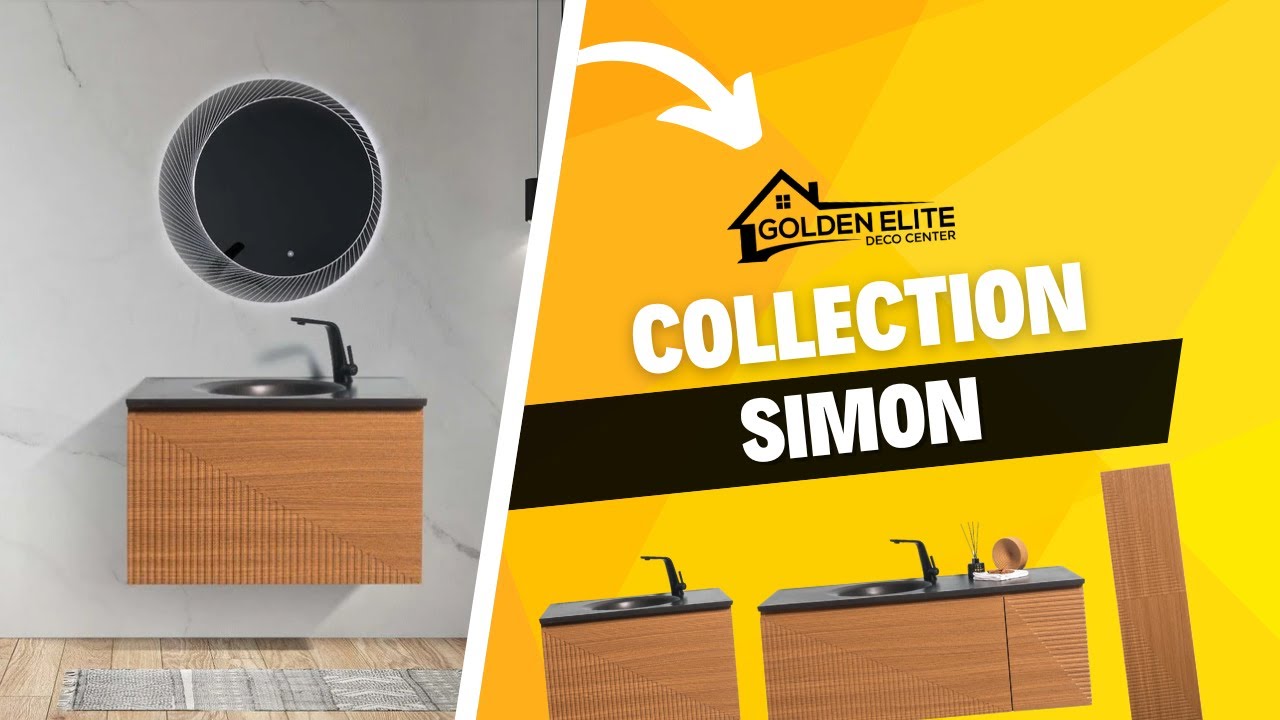 Découvrez la Collection Simon : Les Meilleures Vanités de Salle de Bain Modernes