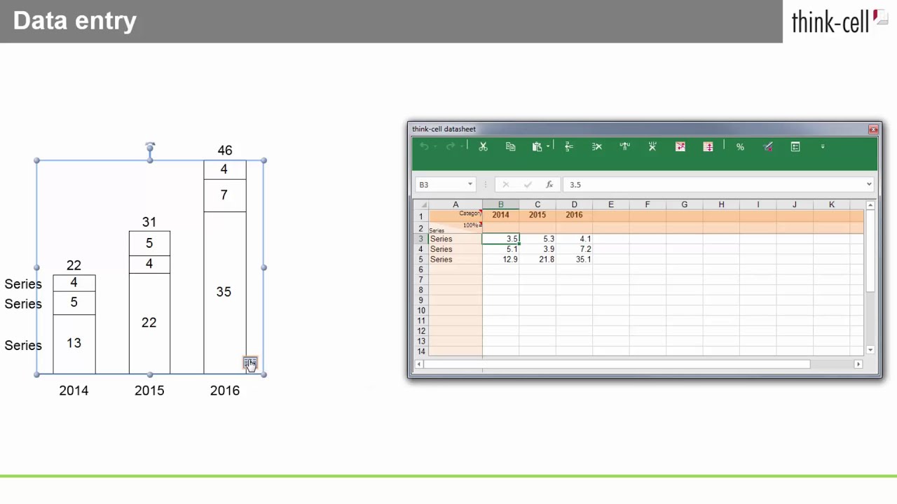 Arbeiten Mit Dem Internen Datenblatt Von Think Cell Think Cell