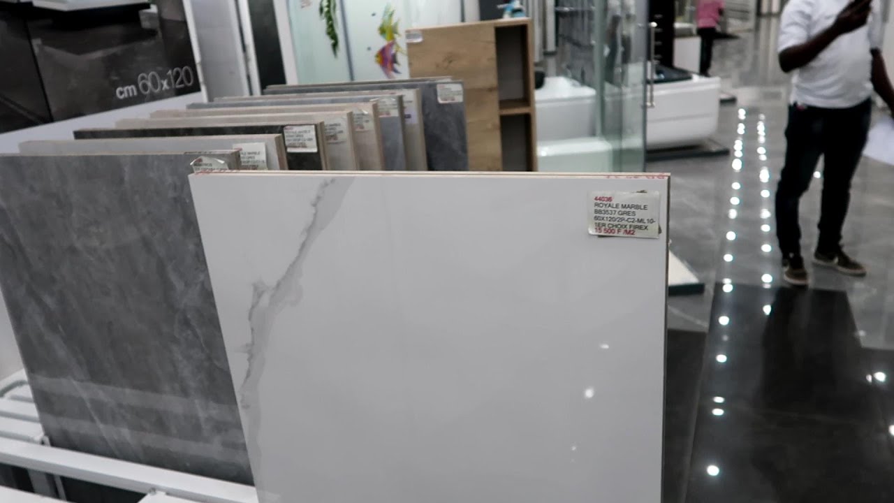 Building The House 57 - Looking At Tiles Prior To Purchasing The 1st Batch