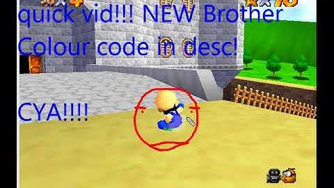 My Brother!!! - SM64 Colour Code