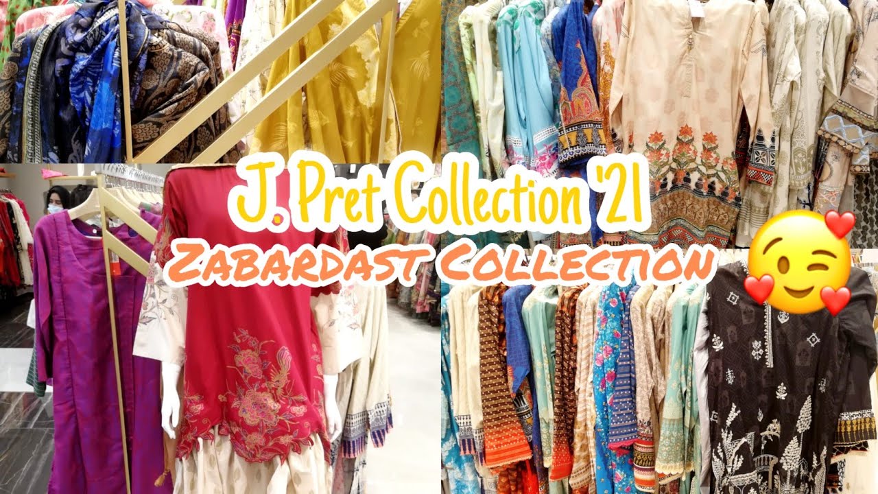 J. Junaid Jamshed Pret Collection 2021 | J. Junaid Jamshed Summer Collection 2021