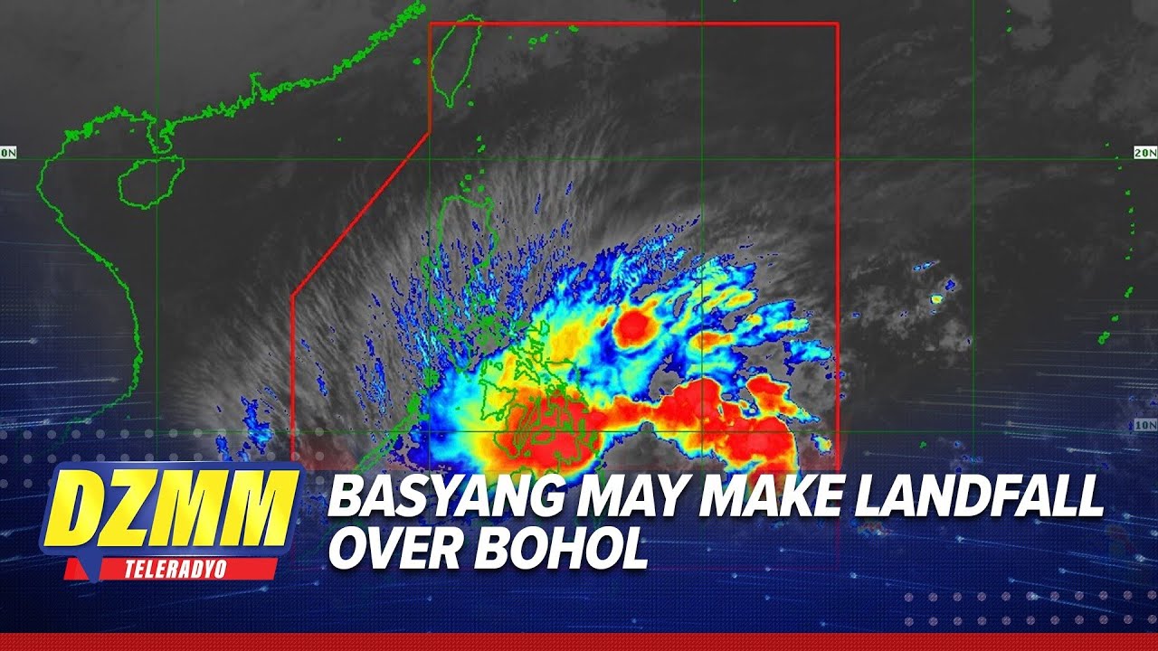 Basyang traverses Agusan del Norte, may make landfall over Bohol | DZMM TeleRadyo