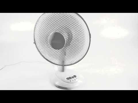 Вентилятор настільний Mesko MS 7309 (70 Вт, 30 см, чорний, Польща), видео 1