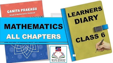 Class 6 MATHEMATICS Learners Diary ALL Chapters NCERT PM Shri Kendriya Vidyalaya Updated 2024 25