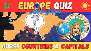 Guess 46 COUNTRIES & CAPITALS of EUROPE (Map Quiz)