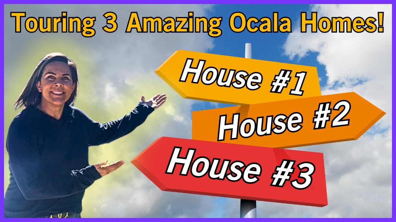 Take a Tour of 3 Amazing Homes For Sale in Ocala, Florida, under 300K