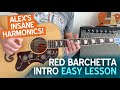 Learn the Intro to RED BARCHETTA in Minutes! Easy Rush Guitar Lesson
