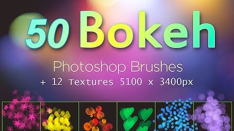 Bokeh brushes tutorial.