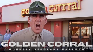 Gunnery Sergeant Hartman Visits Golden Corral Buffet (Full Metal Jacket) 🎖️🥩💥