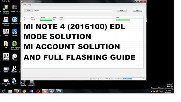 Redmi Mi Note 4 EDL Mode Solution Or Flashing Guide.