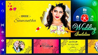 Wedding Invitation Video Making in Kinemaster in Telugu - Telugu tech suresh