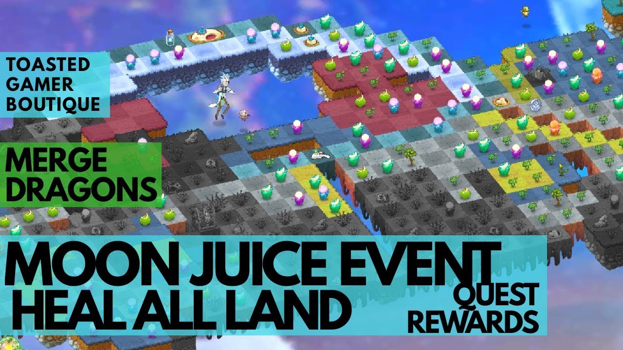 Merge Dragons Moon Juice Event Rick And Morty ! Heal All Land & Quest