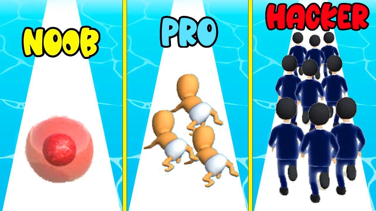 NOOB vs PRO vs HACKER in Evolve Run