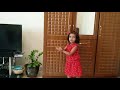 Dance by my 4 years daughter pallavi krishna