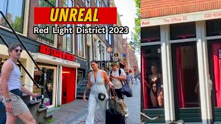 ��【4K】AMSTERDAM RED LIGHT District Walking Tour 2023 (I GOT ATTACKED🥺)
