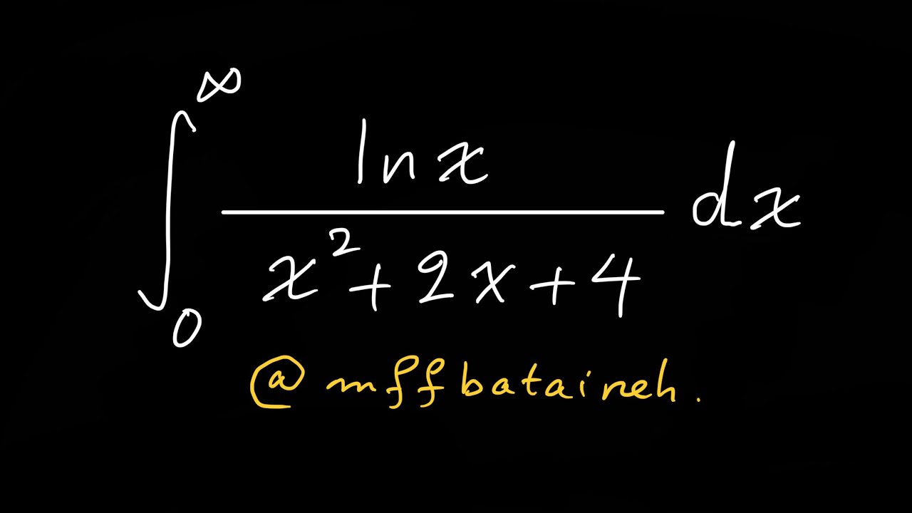 Integral Of Ln x x 2 2x 4 From 0 To Infinity YouTube integral-of-ln-x-x-2-2x-4-from-0-to-infinity-youtube