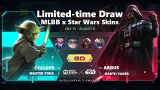 HOW TO GET STAR WARS YODA DARTH VADER CYCLOPS ARGUS SKIN MOBILE LEGENDS