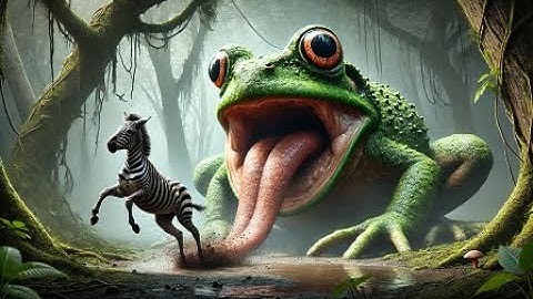 🌀Mighty Tongue  of Ancient Frogs Hunting All Creatures  | The Ultimate Predator Awakens! 🐸