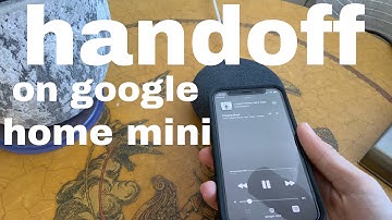 handoff on google home mini using NFC