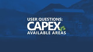 SimSched Advanced | Capital Expenditure and available areas