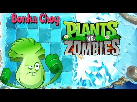 Plants vs Zombies 2 Bonka Choy in Dark Ages Challenge(pvz 2 china)