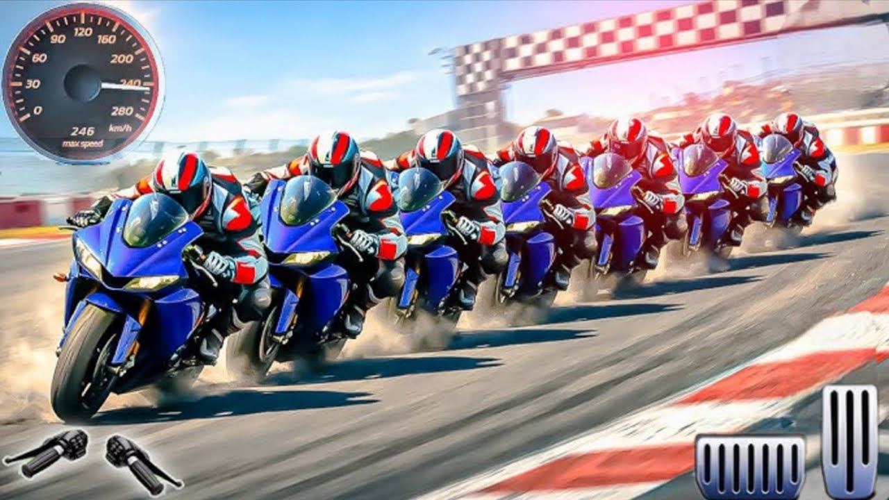 🏍️Insane Bike Racing Gameplay Dangerous Tracks  High Speed Action