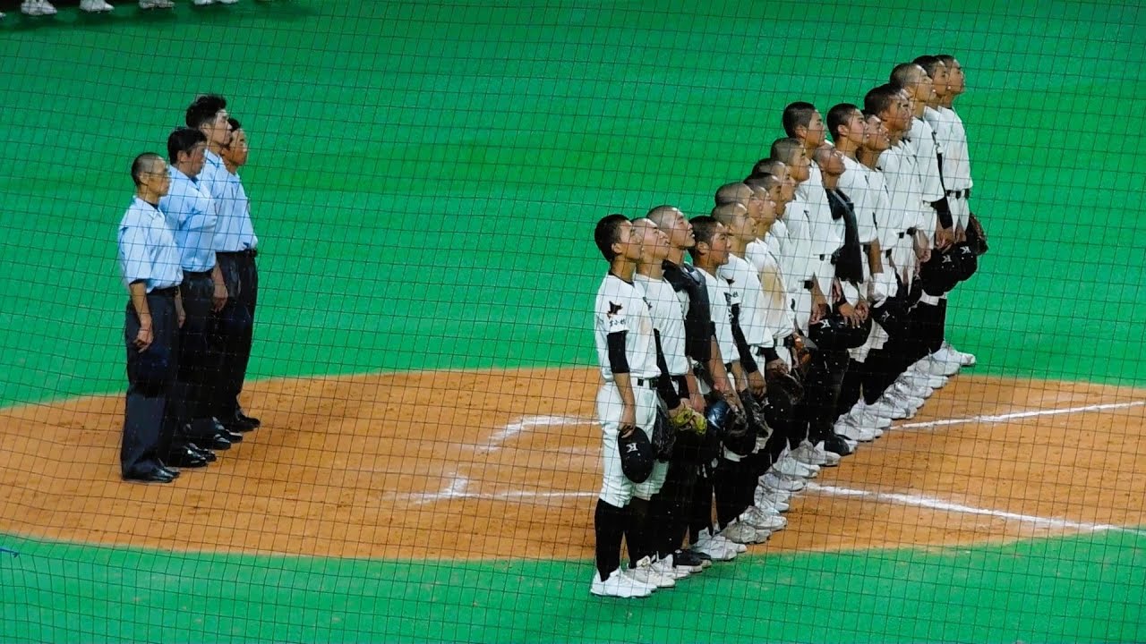 駒大苫小牧高校 - 2回戦 勝利の瞬間～校歌演奏 - 第77回秋季北海道高等