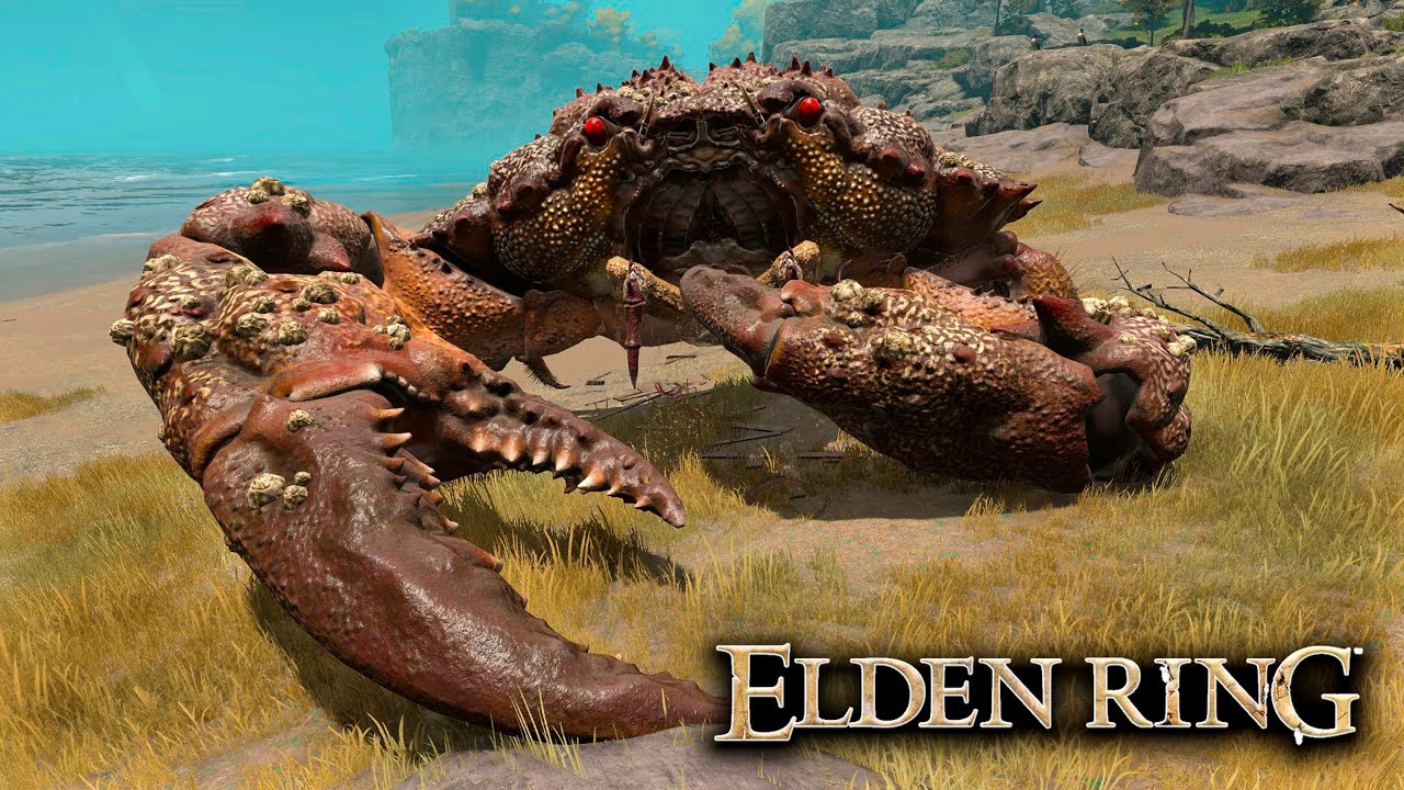 Elden Ring Cangrejo Gigante Giant Crab. YouTube