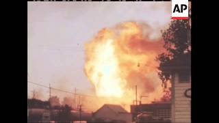 CRESCENT CITY CHEMICAL EXPLOSION - COLOUR - NO SOUND