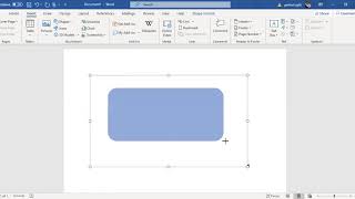 How to draw an oval in Word